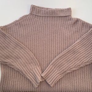 Aerie Oversize Turtle Neck Sweater